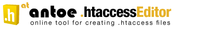 .htaccess Editor